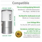 OVO Powerful Central Vacuum System with Hybrid Filtration