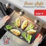 2-Piece Nonstick Baking Sheet Set with Handles