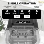 Antarctic Star 26.5 lbs Countertop Ice Maker