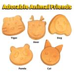 Animal Friends Waffle Maker - 7 Fun Shapes