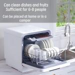 Portable Countertop Dishwasher with 4 Cleaning Modes