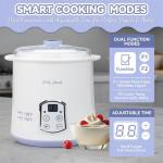 Electric Greek Yogurt Maker with Timer and Strainer