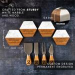 Custom Marble Charcuterie Board for Any Occasion