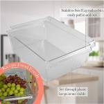 Large Refrigerator Storage Bins - 2 Pack