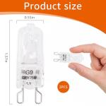 Norward G9 Wall Oven Light Bulbs - 2 Pack