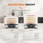 Rosewill Food Dehydrator with 5 Stackable Trays