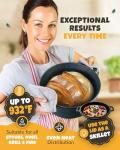 CRUSTLOVE 5QT Cast Iron Dutch Oven for Bread