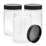 Vumdua 27 Ounce Airtight Plastic Food Storage Jars