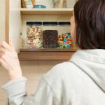 Vumdua 27 Ounce Airtight Plastic Food Storage Jars