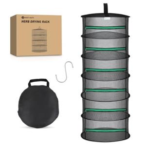 Yesker 6-Layer Foldable Herb Drying Rack