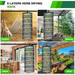 Yesker 6-Layer Foldable Herb Drying Rack
