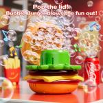 Burger & Cola Bubble Machine with Bubble Gun Combo