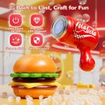 Burger & Cola Bubble Machine with Bubble Gun Combo