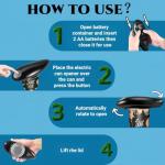 Automatic Electric Can Opener for Easy Kitchen Use