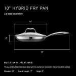 HexClad 10-Inch Nonstick Frying Pan with Handle