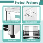 ARLUMA 850W Stainless Steel Electric Meat Slicer