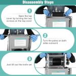 ARLUMA 850W Stainless Steel Electric Meat Slicer