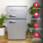 Frigidaire 3.2 cu ft Double Door Refrigerator Freezer