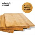 18-Pack Bamboo Cutting Boards - Sturdy and Versatile