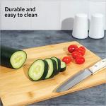18-Pack Bamboo Cutting Boards - Sturdy and Versatile
