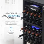 NewAir 19" Dual Zone Wine Fridge for 28 Bottles
