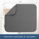 Absorbent Microfiber Dish Drying Mat, 16” x 18”