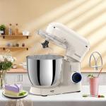 6.5QT Tilt-Head Electric Stand Mixer, Beige