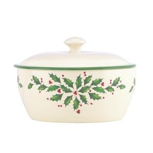 Lenox Holiday Covered Casserole Dish