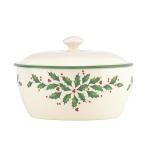 Lenox Holiday Covered Casserole Dish