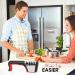 4-in-1 Ergonomic Manual Knife Sharpener