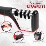 4-in-1 Ergonomic Manual Knife Sharpener