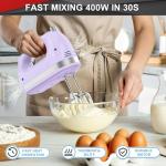 Lord Eagle 400W Hand Mixer with 5 Accessories