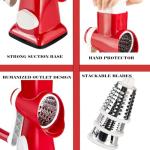 Eleko Meyar Manual Rotary Cheese Grater with Handle