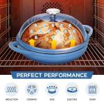 E-far 6 Qt Enameled Cast Iron Dutch Oven