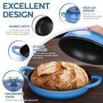 E-far 6 Qt Enameled Cast Iron Dutch Oven