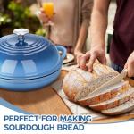 E-far 6 Qt Enameled Cast Iron Dutch Oven