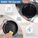 E-far 6 Qt Enameled Cast Iron Dutch Oven