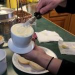 French Butter Crock with Knife for Soft Butter