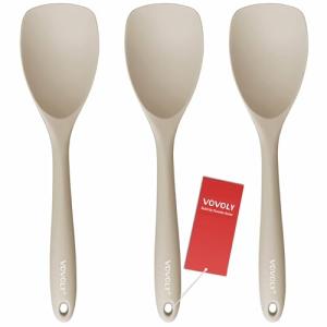 Silicone Spatula Spoon Set - Heat Resistant 3 Pack