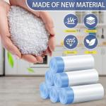 T.FORING Heavy Duty 18 Gallon Drawstring Trash Bags