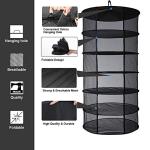 Collapsible 6-Layer Herb Drying Rack with Storage Bag