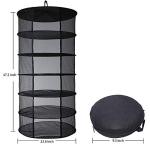 Collapsible 6-Layer Herb Drying Rack with Storage Bag