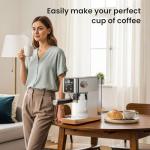 Kismile Professional Espresso Maker with Milk Frother