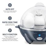 Elite Gourmet 7-Egg Electric Cooker and Poacher