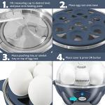 Elite Gourmet 7-Egg Electric Cooker and Poacher