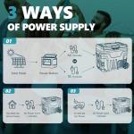 Portable 12V Electric Cooler with Wheels and Baskets