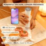 CNAOA Compact Food Vacuum Sealer with 30 Bags