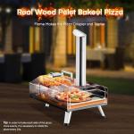 Wood Fired and Gas Outdoor Pizza Oven, Fast Cooking