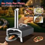 Wood Fired and Gas Outdoor Pizza Oven, Fast Cooking