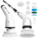 ShuxT Cordless Electric Spin Scrubber with 9 Heads